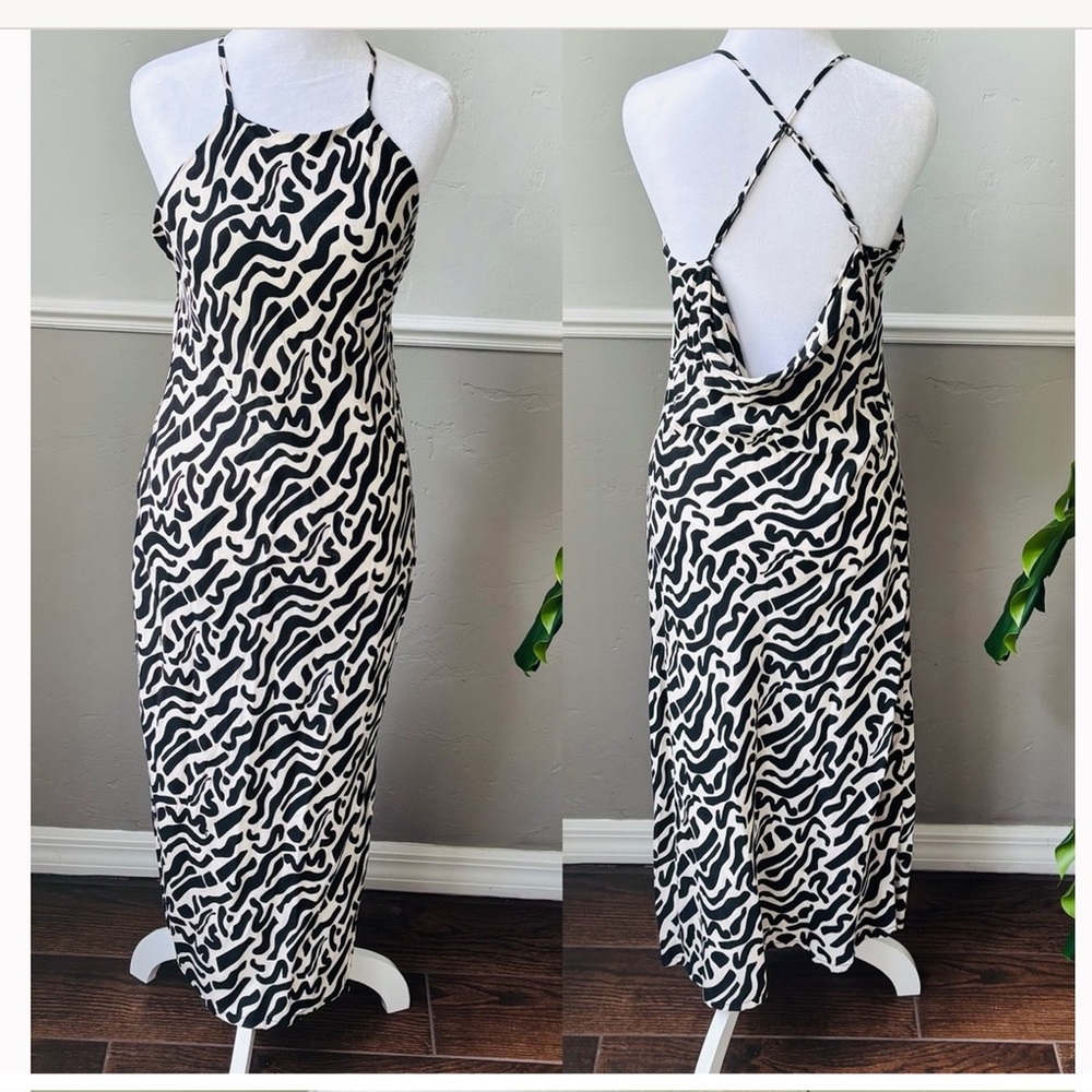 Black and White Maxi Dress